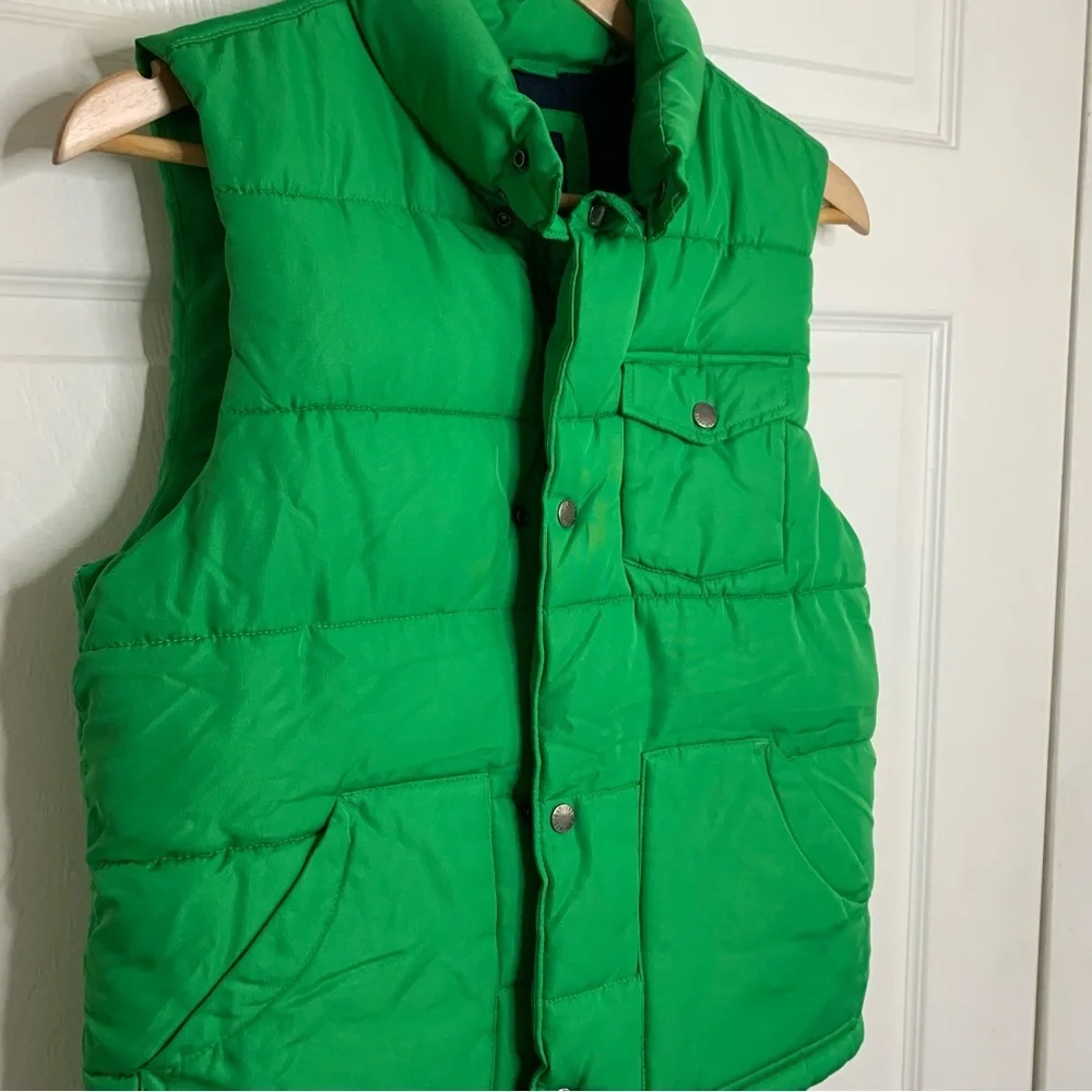 GAP Kids Green Puffer Vest Size Large 10-11‎ YRS